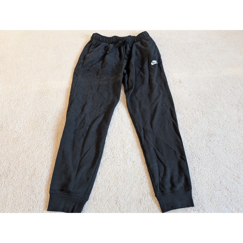 Women's Nike Black Mid Rise Standard Fit Sweatpants Medium NWT